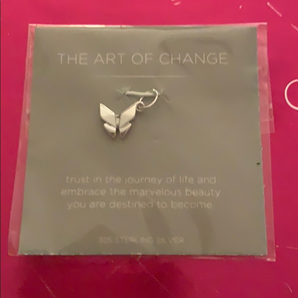 Origami Owl Sterling Silver Butterfly Charm